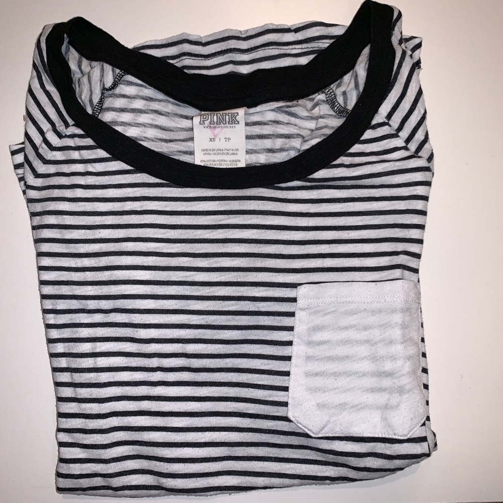 Striped PINK Tee